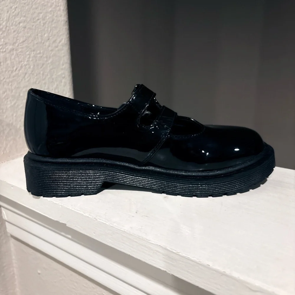 Art Class Kids Girls Eden Mary Jane Dressy School Fashion Flats Black Youth Sz 1